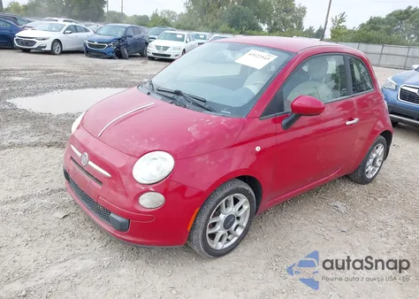2012 Fiat 500 Pop из США, поврежденный, VIN 3C3CFFAR3CT141300